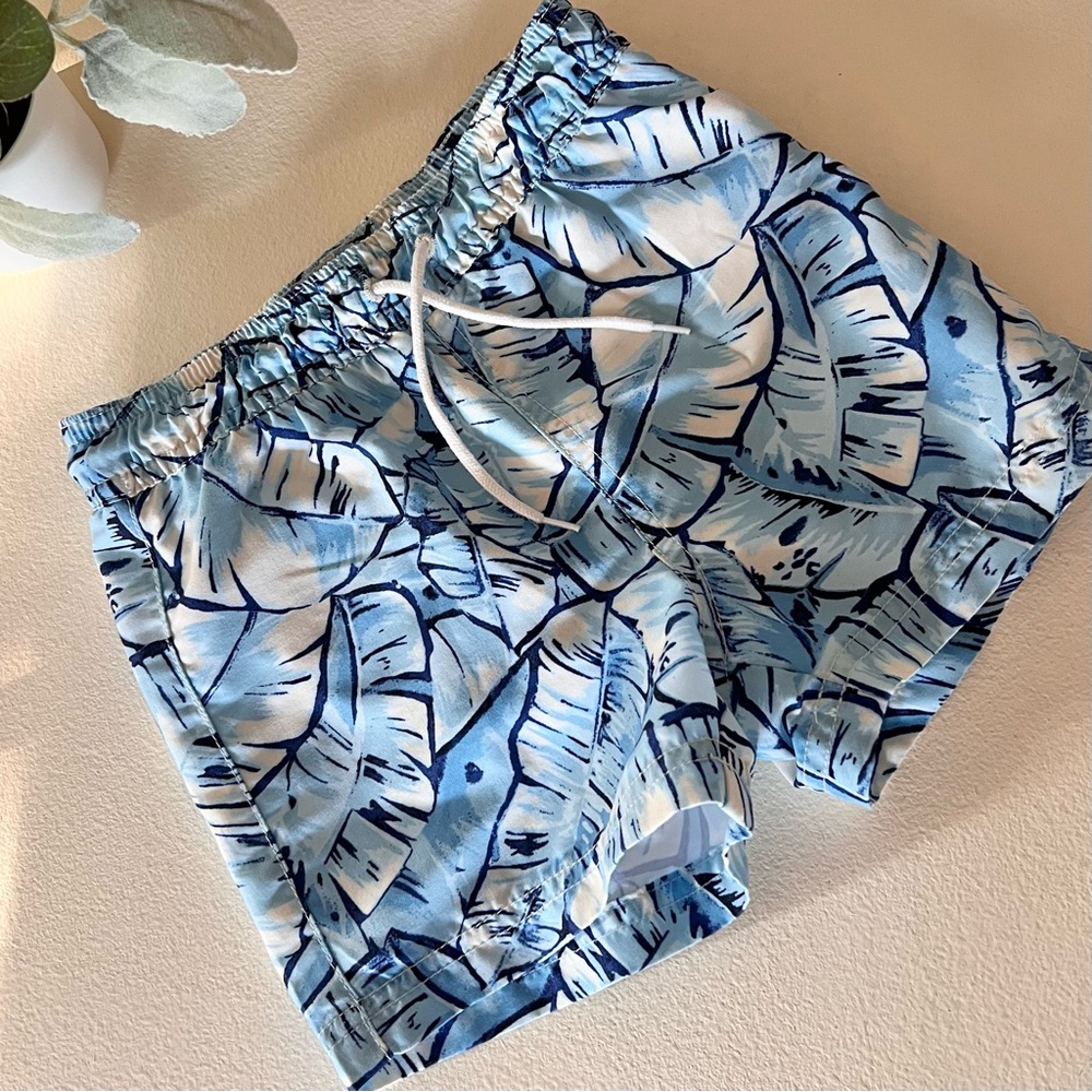 Palm Leaf Swim Trunks